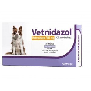 Vetnidazol 300mg Vetnil para cães